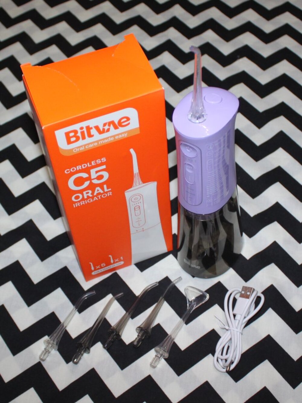 Bitvae Cordless Water Dental Flosser, 3 Modes, 5 Intensities, Waterproof